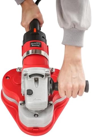 Electric Diamond Floor Grinder Polisher Machine, 3800W Electric Concrete Floor Grinder,6-Speed Adjustable, with 3 Diamond Wheels for Concrete, Marble, Granite, Cement & Thinset Removal