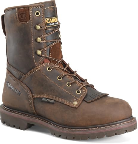Carolina 28 Series Soft Toe Waterproof Work Boots for Men, EH-Rated