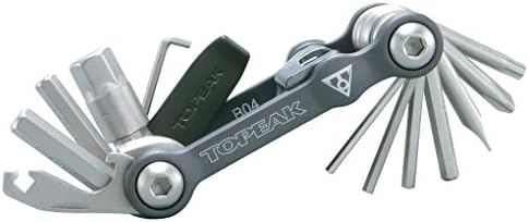 Topeak Mini 18+ Multi-Tool – Lightweight 20-Function Compact Bicycle Repair Kit with Chain Tool, Tire Levers, Spoke Wrenches, and Neoprene Carry Case
