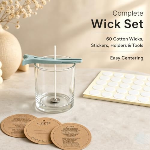KQU Electric Wax Melting Pot with Non-Touch Thermometer(Without Battery)