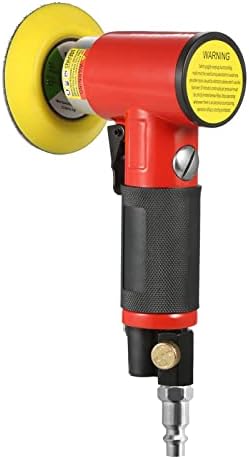 mini air sander with lightweight balance, high stability large, for woodworking, car beauty, car polisher deburring, removal, waxing (US Type)
