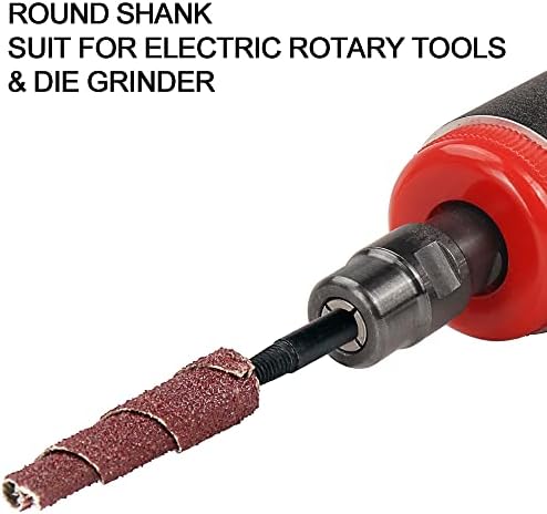 2Pcs 1/4" Sanding Roll Mandrel for Die Grinder & Drill 1/8" Arbor
