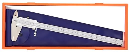 Mitutoyo 530-114 Vernier Caliper, Stainless Steel, Inch/Metric, 0-8" Range, +/-0.002" Accuracy, 0.0078" Resolution