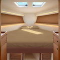 JS Sanders Collection 4PC Boat Sheet Set Universal V Berth, Taupe