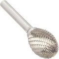 Drill America SE-7 Carbide Burr/Rotary File Oval Double Cut for Die Grinder 3/4" Dia. x 1" Cut Length with 1/4" Shank and 2-3/4" Overall Length, DUL Series