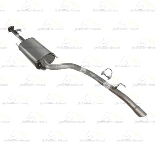 Exhaust Muffler, Tailpipe System Kit Compatible with Toyota 4Runner 2010-2023 4.0L | Stainless Steel | Northeastern Exhaust | Includes Gaskets, Clamp and Bolt Kit | Direct-Fit Replacement
