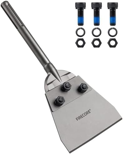 SDS Max Floor Scraper,Firecore 5.5 in by 12.5 in Thinset Removal Chisel Bit