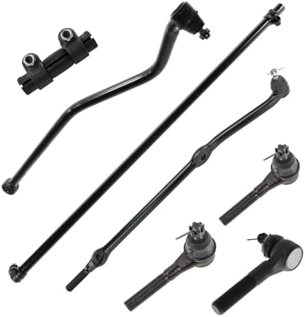 TRQ Front Steering & Suspension Kit Tie Rod Tie Rod Adjusting Sleeve Track