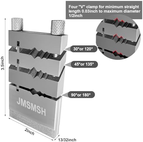 Steel Miter Cutting Vise Jig Jewelers Tool – Form 45º / 60 º and 90º-Degree Angles or Bends