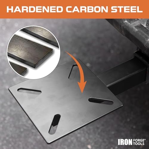 Hitch Mount Vise Plate for Truck Trailer Hitch Receiver & Bench Mount