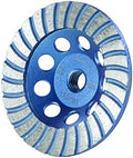 SALI 4.5 Inch Concrete Grinding Wheels 27 Turbo Diamond Segments 5/8-11 Arbor Diamond Grinding Wheel Fit for Paint, Epoxy, Mastic Coating Removal