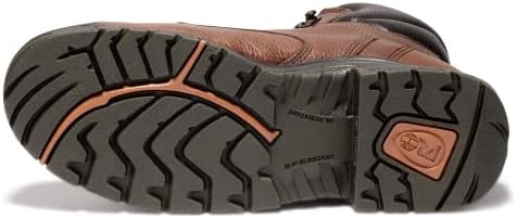 Timberland PRO mens Powerwelt 6" Steel Safety Toe Waterproof Industrial Work Boot