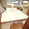 JS Sanders Collection 4PC Boat Sheet Set Universal AFT Berth, Ivory
