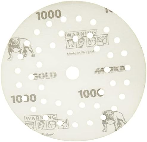 Mirka - Abrasive Wheels - Gold Film Multifit 5 inch 1000 grit Sanding Discs