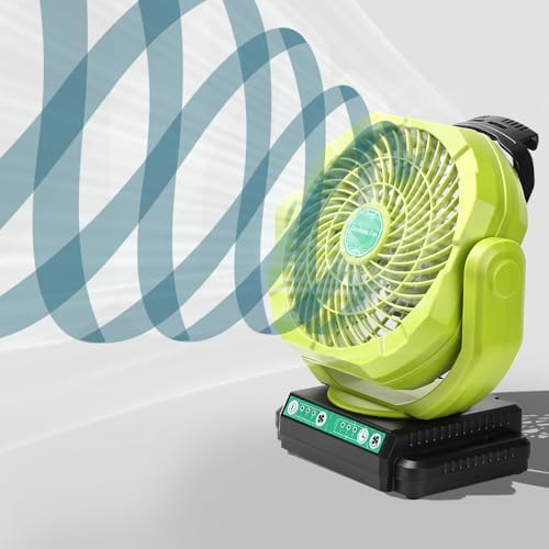Cordless Oscillating Fan Compatible with Ryobi 18V ONE+ Battery (Tool Only)
