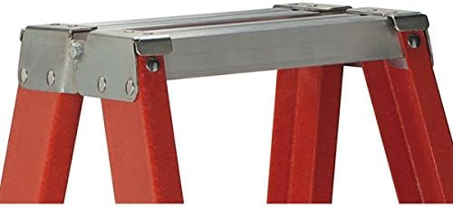 Louisville Ladder 8-Feet Fiberglass Twin Front Ladder, 375-Pound Duty Rating, FM1408HD