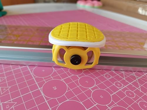24"L x 6"W Rotary Cutter and Ruler Combo with 2Pcs Extra Blades, Fabric Cutter with Ergonomic Handle for Easy Fabric Cutting