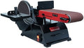 BUCKTOOL 1-1/2HP Bench Belt Disc Sander for Woodworking,6x48" Belt,10" Disc