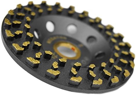 Megatron 4" Diamond Cup Grinding Removing Disc Wheel for Concrete, Paint, Epoxy, Glue and Mastic with CDB New Technology (Megatron 4")