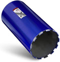 7 Inch Core Drill Bit for Concrete with Rebar - 14" Depth, 1-1/4"-7 UNC, Wet Coring, Upgraded Welded Teeth for Brick, Block, Masonry, Stucco, Alsphalt - Great for DIY & Pros