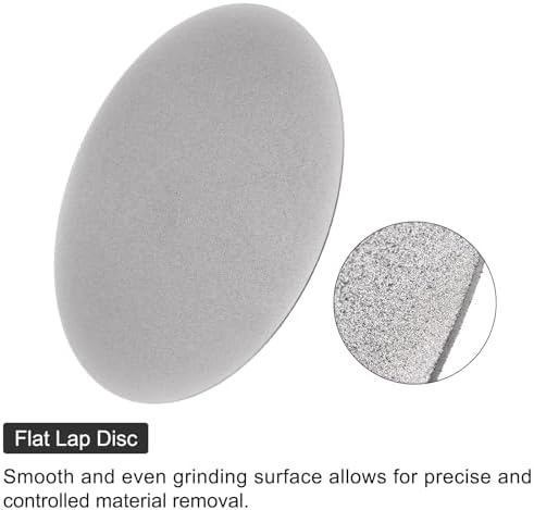 uxcell Diamond Sanding Grinding Disc, 12-Inch (300mm) Grit 180 No Center Hole, Flat Lap Disk Polishing Discs Abrasive Wheel for Gemstone Tile Porcelain Glass Stone Metal
