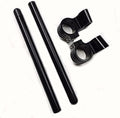 41mm Clip on Handlebars 1" Riser fit 41mm Fork Tube 7/8" Motorcycle bars, 41 mm Clip ons Handlebar CNC Black