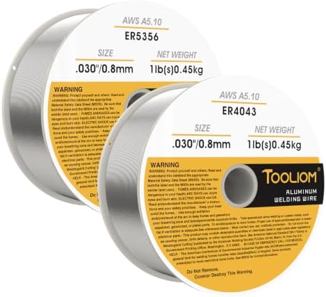 TOOLIOM ER4043 & ER5356 .030" Aluminum MIG Welding Wire, 1LB-2PCS