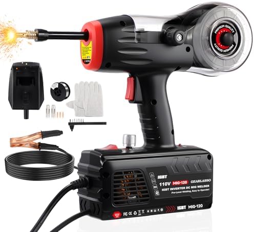 MIG Welder 110V Flux Core Gasless Portable Welding Machine IGBT