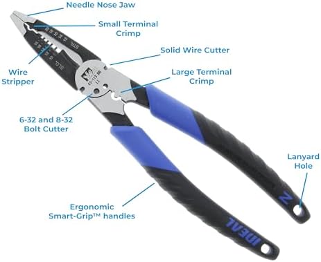 Ideal Electrical 45-113 Needle Nose Wire Stripper (Pack of 3)
