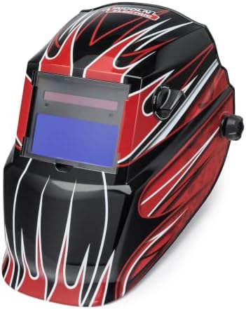Lincoln Electric Fierce Welding Helmet, Red, K3063-1