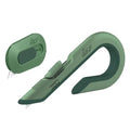 Slice Box Cutter, Heavy Duty Utility Knife, Safe Ceramic Blade Lasting 11x Longer than Metal, Sage, Combo Pack