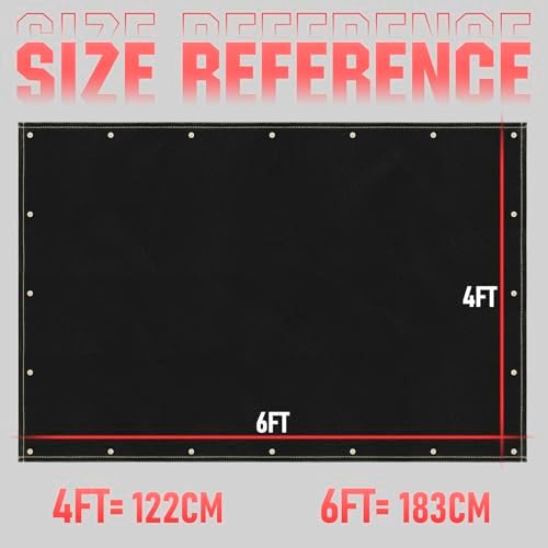 YESWELDER Silicone Coating Fiberglass Welding Blanket 4 x 6ft