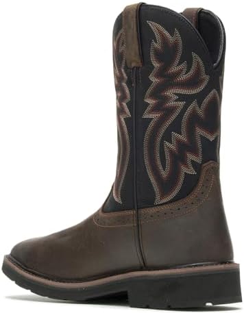 WOLVERINE Men's Rancher Waterproof Steeltoe Square Toe 10in Wellington Work Boot