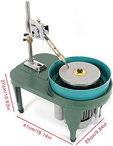Gem Faceting Machine TBVECHI 110V Jewelry Rock Bench Polishing grinding machine Bench Lathe Polisher Tools