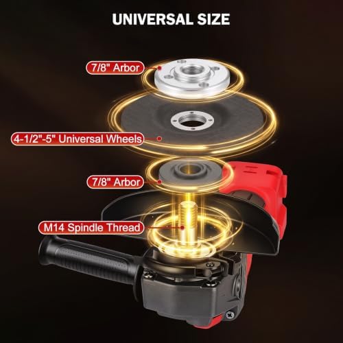 Angle Grinder Cordless for Milwaukee M18 18V Battery