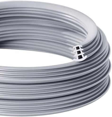 Flexible EPDM Rubber Strip (10 ft Long and 1/2 inch Wide) for Concrete Crack Repair and Replacement - Weather and Aging Resistant Expansion Joint Filler for Driveways and Sidewalks