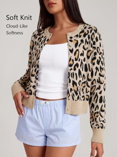 Trendy Queen Cropped Cardigan Sweaters for Women Fall Fashion Clothes 2026