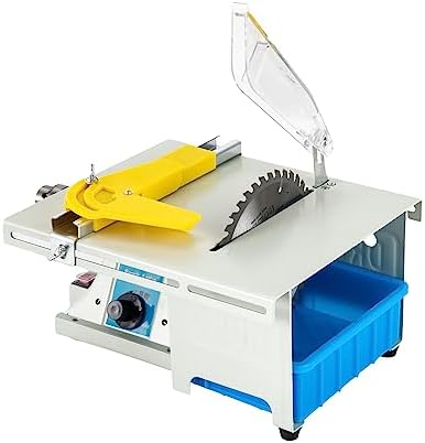 750W Mini Table Saw & Polisher, Adjustable Jewelry Making Bench Grinder Sander w/Flex Shaft for Cutting Rocks