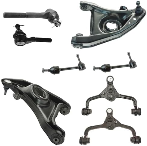 TRQ Front Steering & Suspension Kit Control Arm with Ball Joint Sway Bar