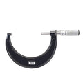 Starrett Outside Micrometer with One-Piece Spindle, Satin Chrome Finish and Advanced Sleeve Design - Quick and Easy Adjustment, 3-4"Range, .0001" Graduations - T436.1XFL-4