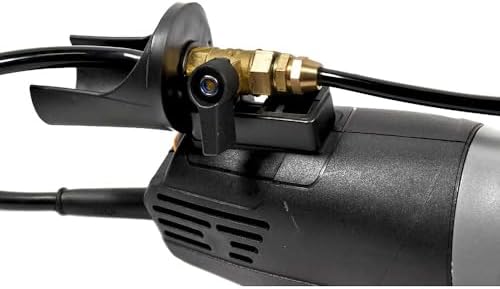 Hardin VSP5 - 5" Variable Speed Wet Polisher – 800W 120V, 1000–4500 RPM, Water Feed System with Brass Valve, GFCI Cord, for Granite, Marble, Stone, and Concrete Surface Finishing