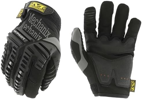 Mechanix Wear M-Pact Touchscreen Work Gloves, XX-Large, Black