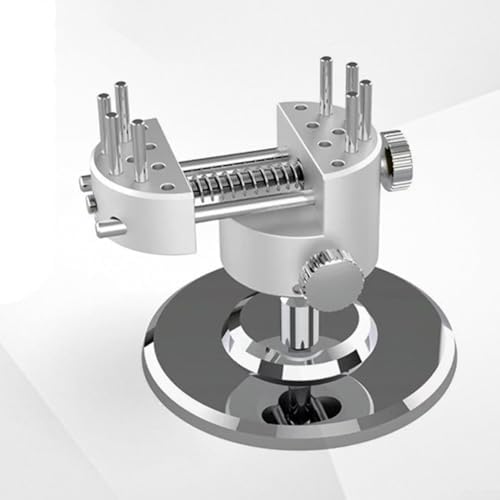 Rotatable Aluminum Alloy Pin Vise Featuring Adjustable Clamping System and Control for Jewelry Making, Watch Repair, and Model Assembly