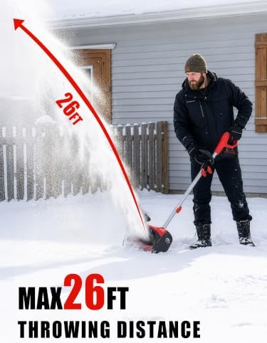 13" Cordless Snow Shovel Compatible with Milwaukee M18 Battery (Bare Tool)