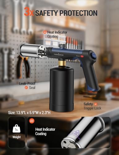 ThermoMaven Propane Torch Gun, One-Touch Max Fire Flame Thrower