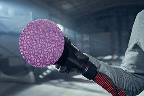 3M Xtract Net Disc 710W, 240+, 6 in, Die 600Z, Pack of 50 Hook and Loop Sanding Discs, Virtually Dust-Free, Premium Option for Metal, Wood, Composites, Stock Removal, and Fine Finishing