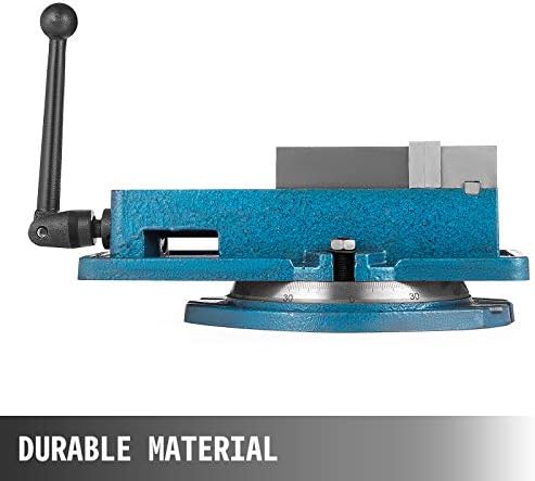 VEVOR Milling Vise 4 Inch,Bench Clamp Vise High Precision Clamping,Mill Vise Ductile Iron Material with 360 Degree Swiveling Base
