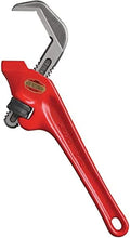RIDGID 31305 Model E-110 9.5" Offset Hex Jaw Pipe Wrench, Red, Made in The USA