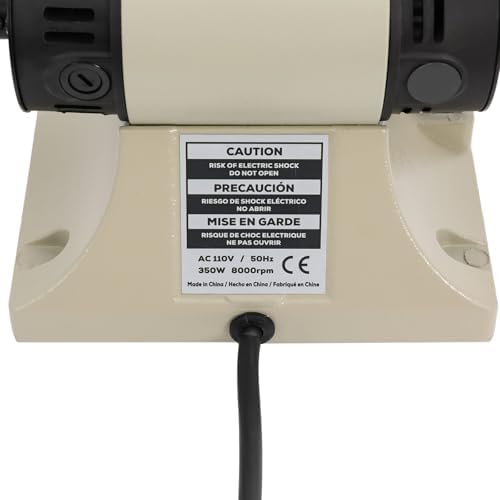Leather Burnishing Machine,110V 350W Leather Polisher Sander with 6 Sanding Sleeves for Sanding Wood Products 0-8000RPM