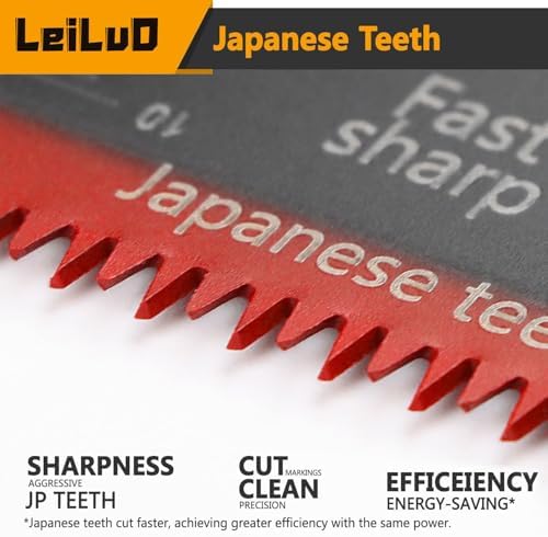 LEILUO 7Pcs Oscillating Tool Blades Wood, 70mm Extra Long Japanese Teeth